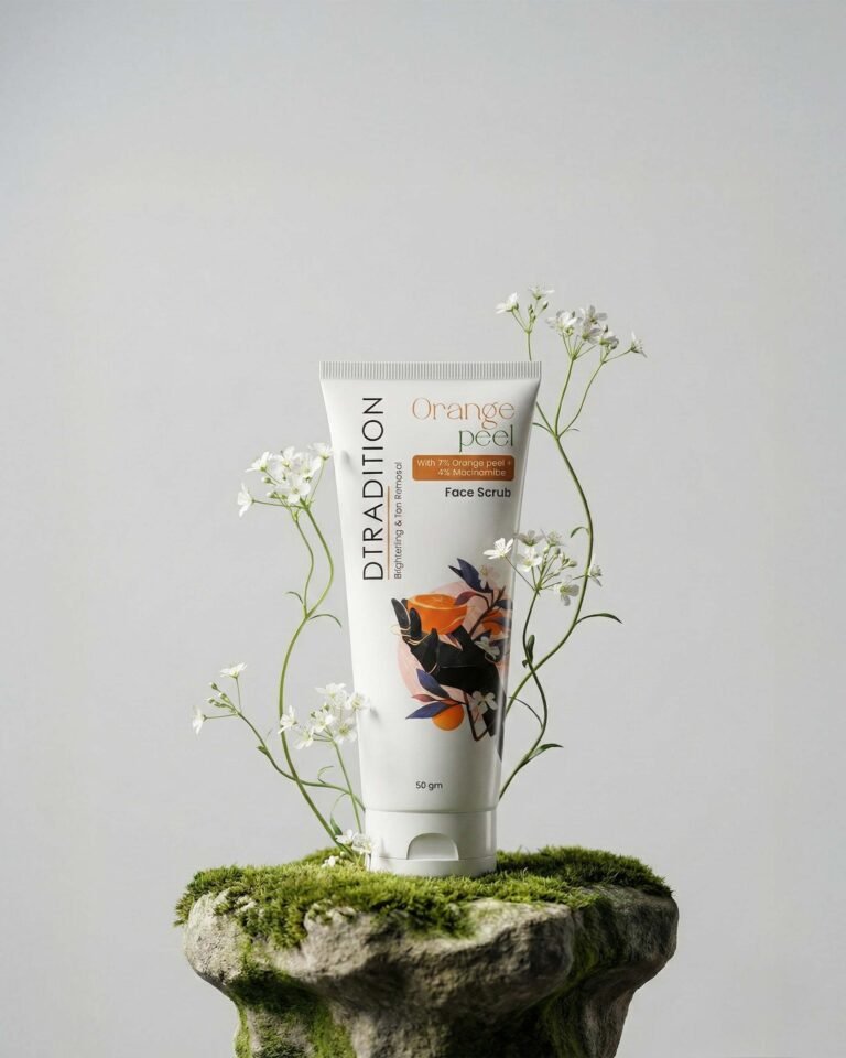 orange peel face scrub